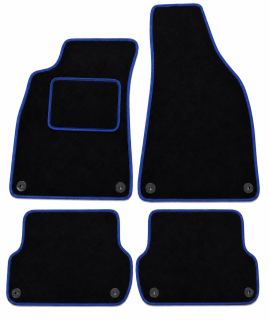ŠTANDARD textilné autokoberce AUDI A4 (B6,B7) (2001-2007), modré